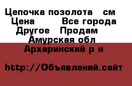 Цепочка позолота 50см › Цена ­ 50 - Все города Другое » Продам   . Амурская обл.,Архаринский р-н